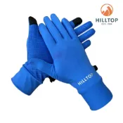 【Hilltop山頂鳥】吸濕快乾彈性觸控手套 藍色 | PS46XX10ECE0