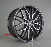 【員林 小茵 輪胎 舘】新款類V牌網狀 18吋 8J 5孔全車系適用 灰車面