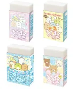 大賀屋 日本製 角落生物 拉拉熊 橡皮擦 文具 擦子 擦布 日本文具 小學生 日本代購 正版 J00018340