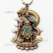 【御龍關公鑰匙圈】 御龍關公鑰匙圈 關聖帝君掛飾 武財神吊飾 鑰匙圈 吊飾 掛飾 男士平安吊飾 包包隨身掛飾 關公鑰匙圈