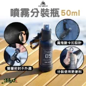 ９９就免運！ISE MOUNT 噴霧分裝瓶 黑色 50ml 噴霧瓶 分裝噴瓶 旅行分裝 酒精噴瓶 逐露天下