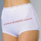 三槍牌宜而爽BVD 宜而爽女高腰花邊棉三角褲UE-A7623