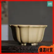 紫砂花盆 盆景盆 菖蒲盆 多肉植物 盆栽 陶盆 陶瓷盆器 粗陶盆 小品盆栽 蘭花盆 花器 盆器 日系 仿古 花瓣