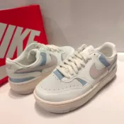 S.G NIKE W GAMMA FORCE NB 休閒鞋 IO2086-103 粉藍 厚底 皮革 麂皮 運動