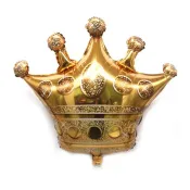 HareD [Hare.D] 金色皇冠 鋁膜氣球 72*78公分 生日快樂 場景裝飾 用品 房間 派對 佈置