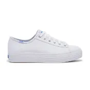 【毒】Keds TRIPLE KICK SEASONAL SOLIDS 學院風厚底帆布小白鞋 9203W133185