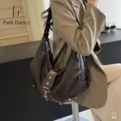 ✨ 限時下殺 ✨PARKDANCE高級質感包女大容量新款休閒時尚單肩斜挎包小衆餃子包