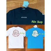 特價 免運費 Moncler 2022 秋冬新款 前刺繡字母、後印刷Logo、藍、黑、米白色，男女可穿短袖、T恤上衣。