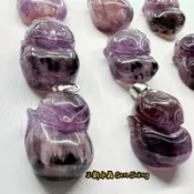 極光紫鈦狐仙 極光項鍊 極光墜 紫鈦墜 極光 紫鈦🌠三新水晶🌠紫鈦極光墜 黑極光眼