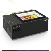 優選海力3.5L桶裝冰淇淋展示柜小型臺式商用意式冰激凌gelato冰柜擺攤（廠商直發咨詢運）