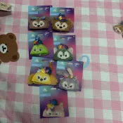 Bunibear. 迪士尼【港迪】七寶迷帽子吊飾 達菲 雪莉玫 烏龜 畫家貓 餅乾狗 玲娜貝兒 史黛拉 香港迪士尼 吊飾