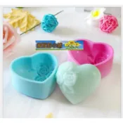 蜜豆奶小舖 歐霸 LOVE愛心模具 矽膠模具 DIY手工皂模具 蛋糕模具 烘焙模 果凍模 巧克力模型 餅乾模具 巧克力模