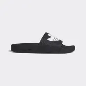 【adidas 愛迪達】Shmoofoil Slide 男女鞋 運動休閒 拖鞋 涼鞋 游泳 聯名 黑 白(FY6849)