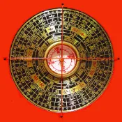 小羅盤　羅經 指北針 指南針  銅器  長x寬/7.5x7.5cm可擋凶化煞，並可更換宅運（旺財之用）已由老師開光加持