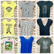 【CACO/ZARA/BSX/DDAKPULL/Ace】出清二手衣T恤 T-shirt Tee上衣 韓版深V 露背 腰身