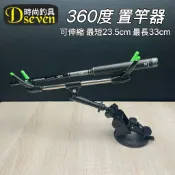 D7 現貨 [ 24H快速出貨 ］釣竿架 蝦竿架 竿架 架竿器 可伸縮360度 魔力吸盤