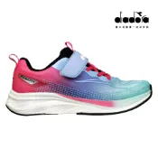 DIADORA 童鞋 大童專業回力避震 慢跑鞋 DA11192 藍粉 運動鞋 休閒鞋 官方旗艦店