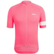 Rapha Core Lightweight 男款輕量車衣｜High‑Vis Pink