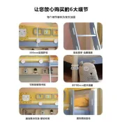 寓偉 免運 代客安裝 全實木新款上下雙層床 小戶型1.2米加粗子母床家用兒童床公主床 上下舖床架 樓梯床 上下床鋪 宿捨床
