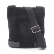 【DOKODEMO】【二手】 LOEWE Anagram 麂皮單肩包 女二手 B