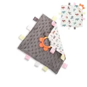 vanibaby 豆豆絨咬咬安撫巾固齒器/標籤