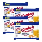 【美式賣場】Combos冠寶起司捲心餅x4袋(178.6g*5包x4袋)