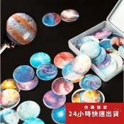 ▪20枚入▪星空圖案水晶棒棒糖用可食用糯米紙/威化紙