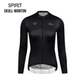 MONTON 24.SPIRIT黑色女款長車衣 防紫外線 UPF 15