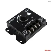12-24V 30A LED 調光器無級調光 PWM 調光開關旋鈕手動亮度調節器控制器單色 LED 燈的記憶功能