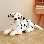 🐾毛絨玩偶🐾仿真狗狗毛絨玩具會叫米格魯玩偶公仔斑點狗秋田犬哈士奇娃娃毛絨掛飾卡通掛件仿真小猫趴趴狗搞笑娃娃