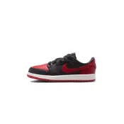(店+)【Michael Jordan 喬丹】Air Jordan 1 Retro Low OG “Banned“ PS 禁穿 黑紅休閒鞋 中童 IW6278-001