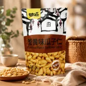 甘源 120g 蟹黃味瓜子仁 葵瓜子仁 蟹黃瓜子 休閒零食 瓜子 免剝殼瓜子 小包裝 點心