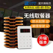 【小七五金】比西特美食廣場取餐叫號器飛盤無線取餐器排隊叫號器圓盤叫餐器餐廳點餐器麻辣燙呼叫器奶茶店叫號機震動器