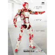 Comicave 1/12 超合金鋼鐵人MK42 15cm 可動LED發光可動人偶模型