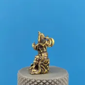 🌟臺灣熱賣🌟黃銅 玄天上帝 隨身神像玄武祖師爺小號真武大帝擺件供奉風水驅邪 關聖帝君 中壇元帥 武財神 招財 招財擺