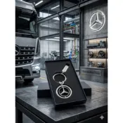 【This is Eddie】Mercedes-Benz​德國賓士原廠~Trucks系列銀色金屬鑰匙圈