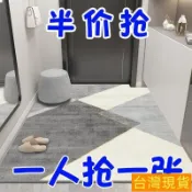 🔥臺灣熱賣款🔥【客製化】輕奢風入戶門地墊防滑吸水耐磨可裁剪臥室房間地毯墊 8WDT