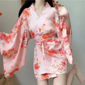 🌸仙女睡裙🌸 純欲風日系浴袍櫻花和服可愛浴衣睡袍性感和風睡衣日式性感女睡衣