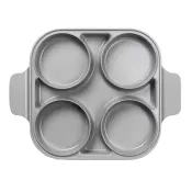 【Costco好市多】Neoflam 雙耳四格多功能煎鍋含蓋 28公分 Neoflam Steam Plus Two-Handle Frying Pan with 4 Cooking Holes and Lid 28 cm