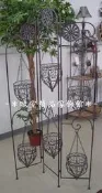 ~＊歐室精品傢飾館＊~鍛鐵 屏風 展示架 花架 櫥窗.婚禮佈置~新款上市~優惠免運費~