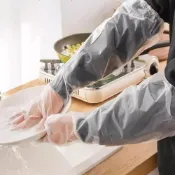 (店+)【wepay】一次性加長手套 單入 一次性手套 防水手套 清潔手套 家務手套 廚房清潔手套 防滑手套