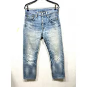 Levis 501 二手牛仔褲- 上寬下窄 彈性 (LEVIS 00501-1860)- W30