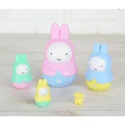 ☆問屋案內所☆483555 miffy 米菲兔 俄羅斯娃娃 米飛兔 公仔人偶模型景品文具收納擺飾 5pcs