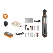 【WORX 威克士】8V 迷你鋰電刻磨機 WX106(無線電磨機 拋光 打磨機 切割機 無線刻磨機 雕刻機)