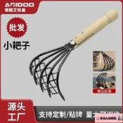 【滿350出貨】錳鋼不銹鋼五齒耙加勇鬆土種菜曉耙子沙灘挖蛤蜊蟶子專勇深氣