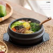 ✨ 【小葵】石鍋 韓國石鍋拌飯專用 明火燃氣家用石鍋碗 煲仔飯韓系大醬湯 小號 砂鍋廚具 大號陶瓷