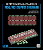 現貨！RFM 1/35  M50/M51 超級謝爾曼 3D印活動履帶（RM3036)