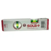 奧地利 SOLA 銀色防震水平尺 AZB 20 高強化鋁合金 20cm (2氣泡) 無磁 一支