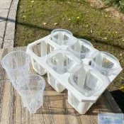 💕免運💕3.0寸托架蝴蝶蘭專用花盆托架控根盆石斛苗盆洋蘭卡特蘭定植蘭盆