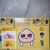 【知日文具精品】KAKAO FRIENDS 超級大無敵貼 貼紙 票卡貼紙 票卡貼 APEACH 桃子 RYAN 萊恩家族